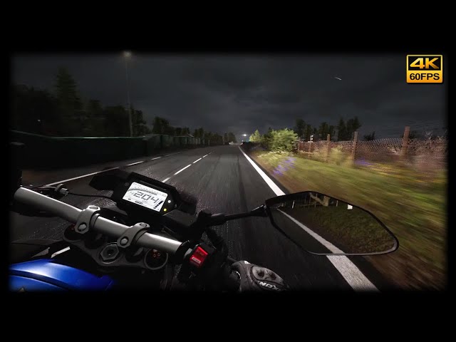 MOTOS no Desafio da Cidade a Noite na Chuva Forte  Jogo de Moto Realista  RIDE 4 /Gameplay 4K 60FPS 