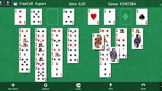 Microsoft Solitaire Collection - Freecell - Game #3187384