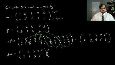 Permutation Groups | Modern Algebra I