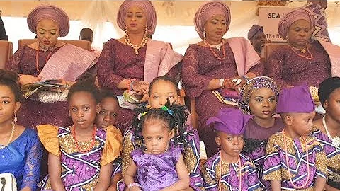At Last! See Alaafin Of Oyo Many Kids & Beautiful Wives @His 80th Birthday&His Twins Naming Ceremony