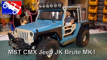 Scale Garage   MST CMX Jeep JK Brute MK1 first electrical test