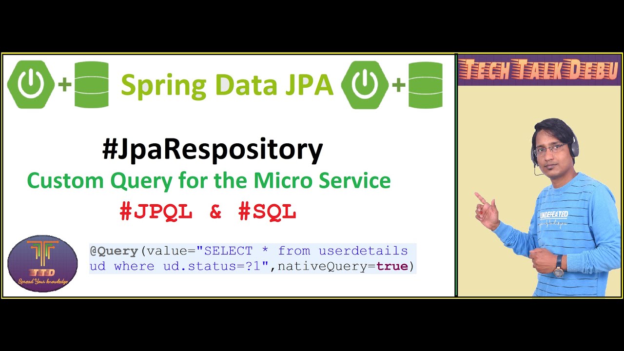 Spring Data Jpa : How To Write Custom Query By Jparespository | Native Query