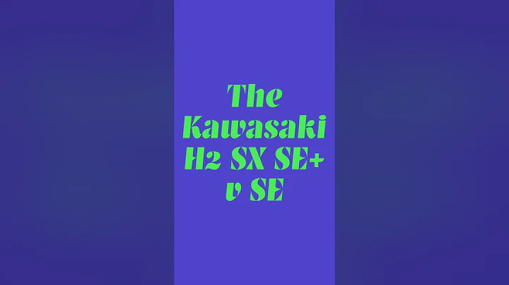 Kawasaki H2 SX SE+  V SE, LongTerm Owners Review