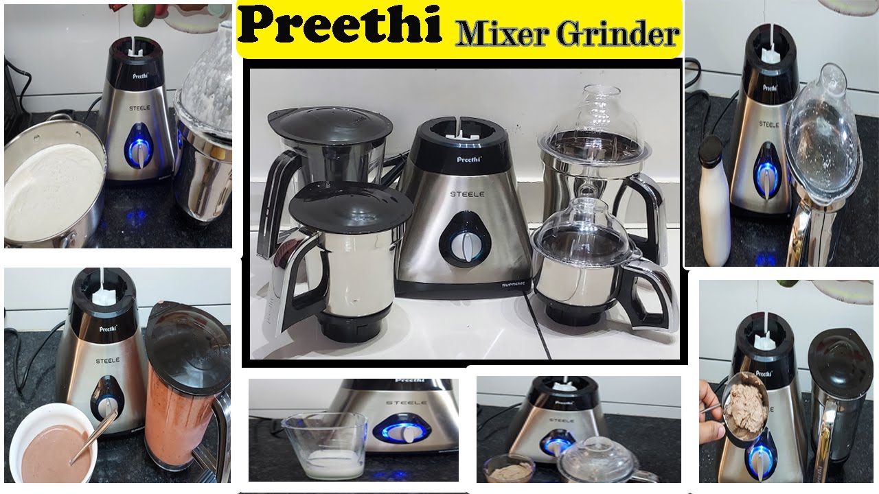 Buy Preethi Steele Mixer Ginder online at best price
