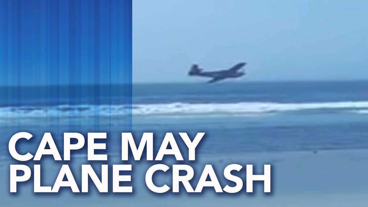 Small Plane Crashes Off Coast Of Cape May New Jersey Youtube