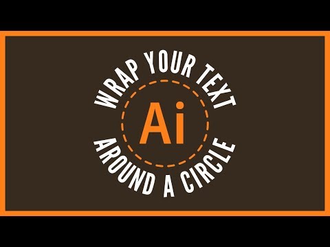 Wrap Text Around A Circle with Adobe Illustrator | Beginner Tutorial