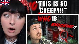 British Girl Reacts to Teen TERRORIZED by creature in forest