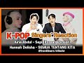 K-Pop singers' reaction Aina Abdul - Sepi, Hannah Delisha -SEMUA TENTANG KITA |Reaction Koreans|EP15