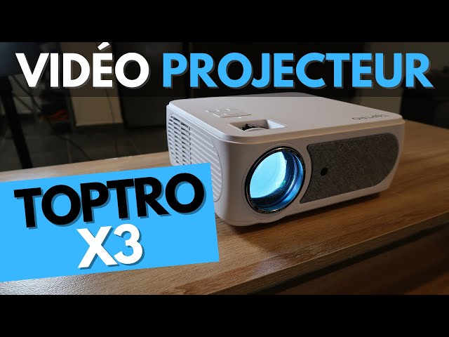 Je teste un vidéoprojecteur compact 4K - TopTro X3 (il vaut le coup