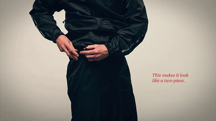 The Bikesuit  One piece bicycle rain suit