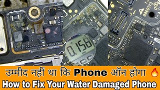 How to Fix Your Water Damaged Phone | Redmi 9a Full Dead Solution | Dead Mobile Half Short Fix🔥
