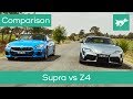 Toyota Supra vs BMW Z4 2020 comparison review