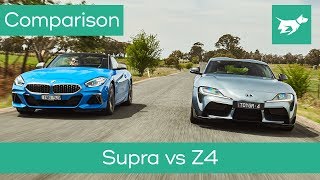 Toyota Supra vs BMW Z4 2020 comparison review