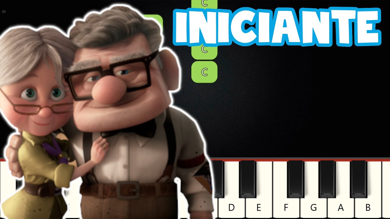 Up Altas Aventuras (Married Life) Piano e Teclado Iniciante Nível