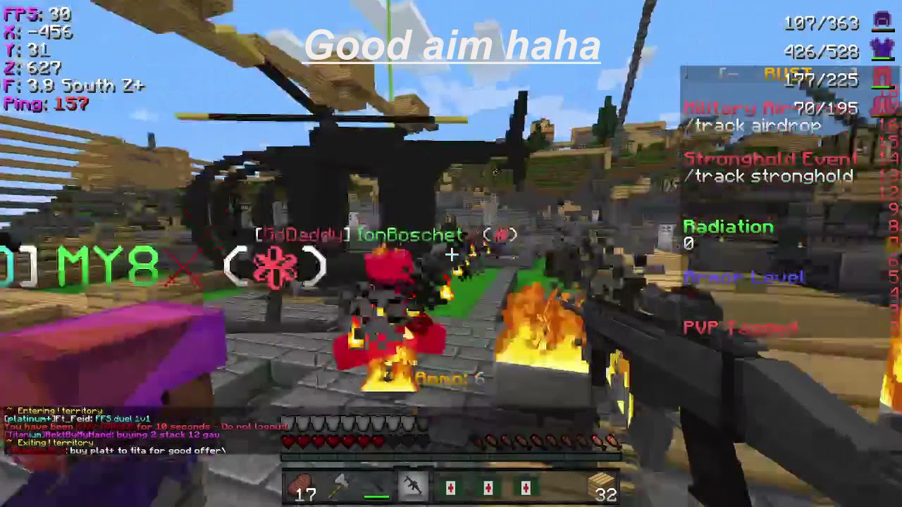 Minecraft |Rust| Raiding faction !