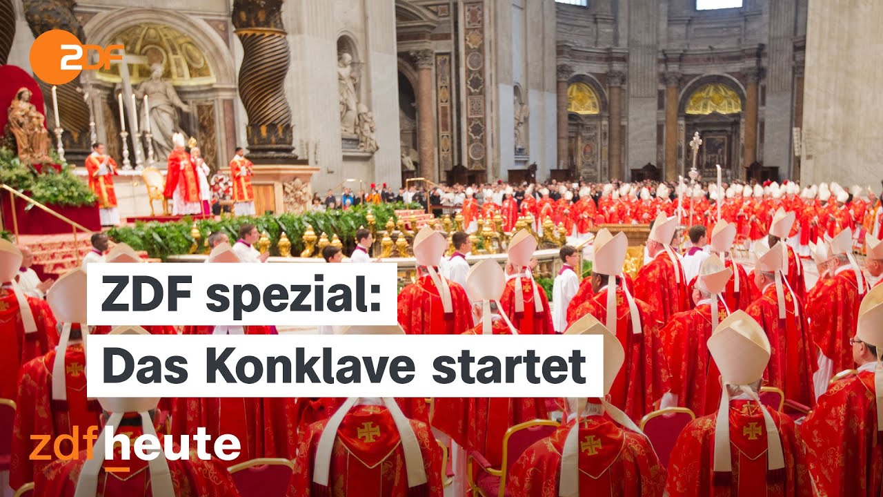 Wer wird neuer Papst? Das Konklave: Einzug der Kardinäle | ZDF spezial