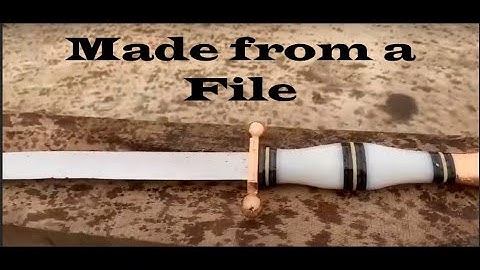 TURNING A RUSTY FILE INTO A REALLY BEAUTIFUL AND SHARP KNIFE