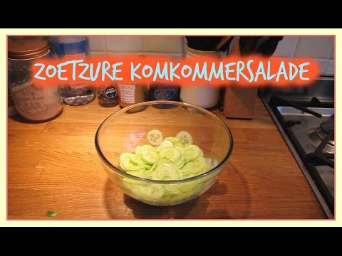 Video: Komkommersalade In Zure Roomsaus