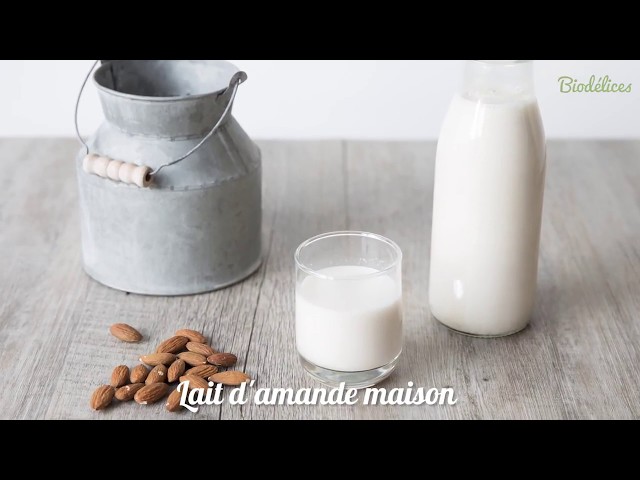 Comment faire son lait d'amande maison ? Nos techniques avec ou sans robot  : Femme Actuelle Le MAG