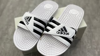 Dép Adidas Adissage màu trắng êm ái thoải mái