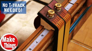 Sliding Dovetail Stop Block System // No T-track 1 Power Tool Build