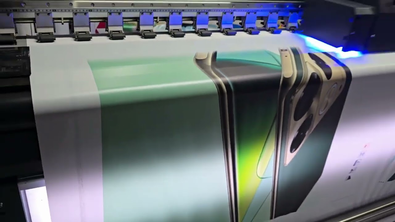 Digital Printing Machine UV Roll To Roll Cloth Print....Engr.Pavel