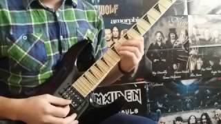 Video thumbnail of "Evergrey - Disconnect( feat. Floor Jansen)  first guitar solo cover"