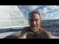 Sailing Alone Across the Somali Sea on a 30ft Sailboat Rough Seas from The Seychelles