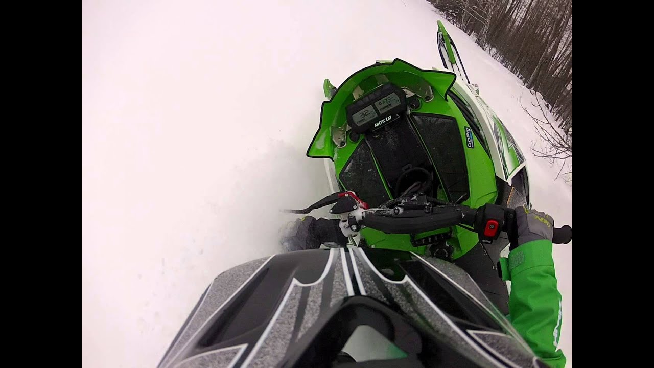 Arctic cat m6000 and pro rmk shreding pow!