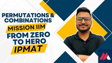 Permutation and Combinations- Part1 | IPMAT INDORE | HRITIK SIR | Maaheshwari Classes |