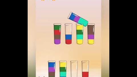 Cups - water sort puzzle || level 15 | 🌟🌟🌟