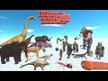 1 vs 1 Tournament Goro vs Prehistoric Mammals on Dynamite Arena - Animal Revolt Battle Simulator