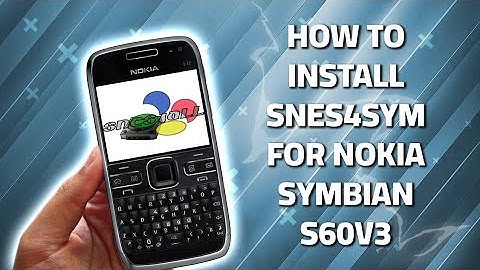 How to install snes4sym for nokia symbian s60v3