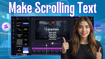 How To Make Scrolling Text In Clipchamp | Easy Tutorial (2025)