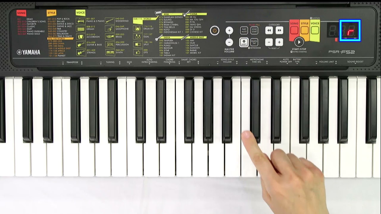 Yamaha PSR-F52 