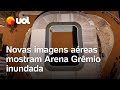 Inundaes no rio grande do sul arena grmio fica alagada em porto alegre veja novo vdeo