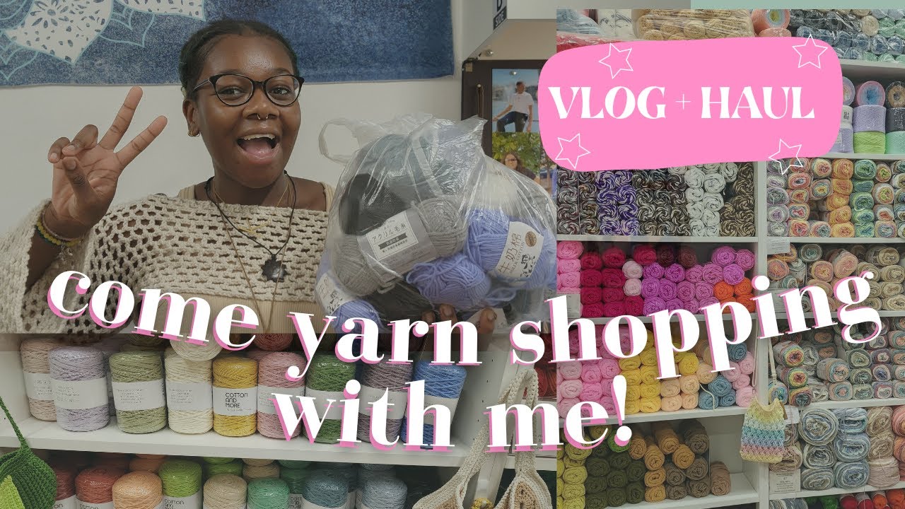 Come yarn shopping with me yarn shopping in singapore + haul ☆ YouTube