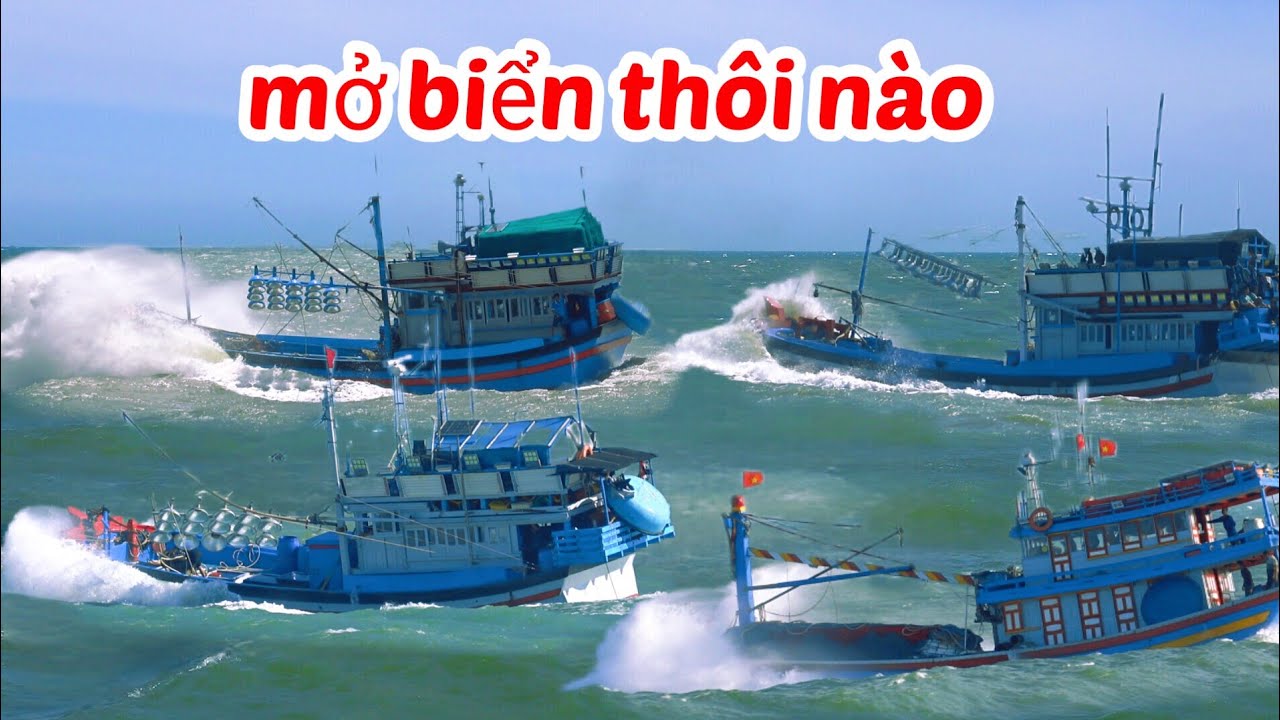 Vừa Báo Hết Gió Đoàn Ghe Tranh Thủ Chạy Biển!!!