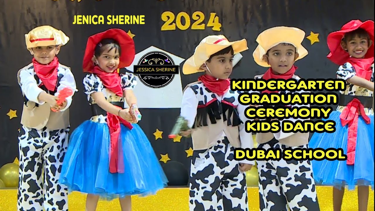 Kindergarten graduation Ceremony at Crescent school Dubai | Jenica Sherine dance | Jessica Sherine