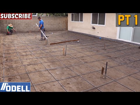 Entire Backyard Setup from Wall to Wall for Concrete (Part 1)