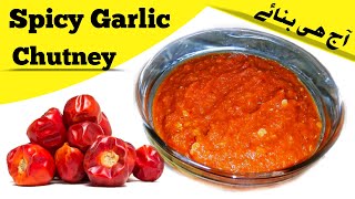 Instant Spicy Chili Garlic Sauce Recipe | Easy Homemade Chili Garlic Sauce | Chilli Garlic Chutney