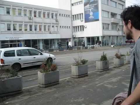 First time leaving hospital in Serbia!