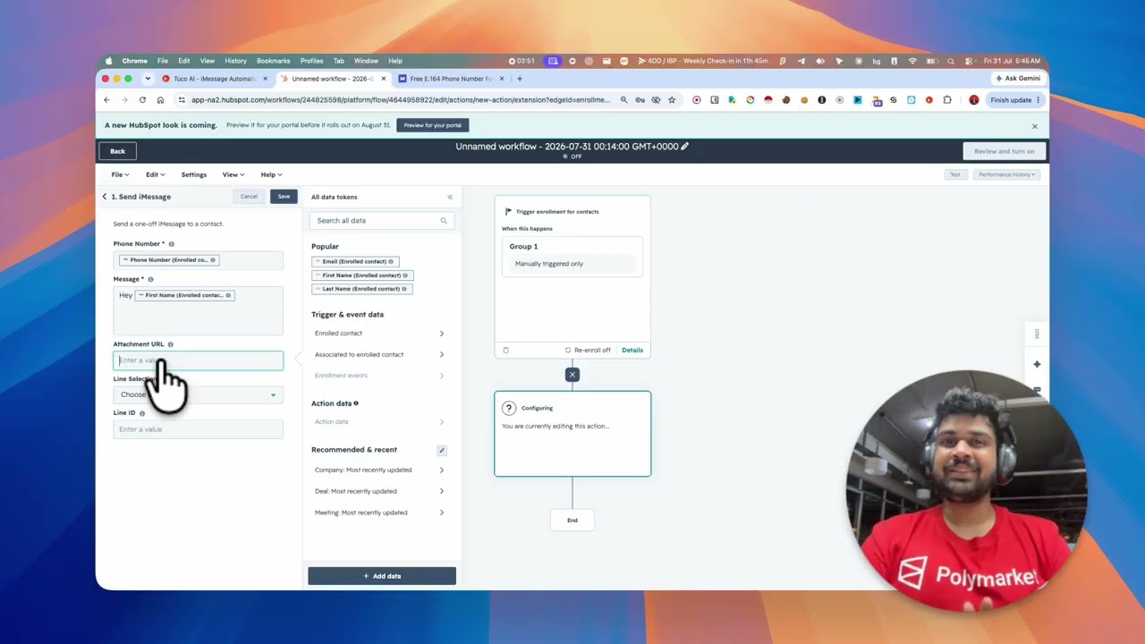 Thumbnail for Send iMessage from HubSpot workflows — and the mistakes that break it