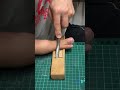Sharpen the plane. prepare the welt plane.