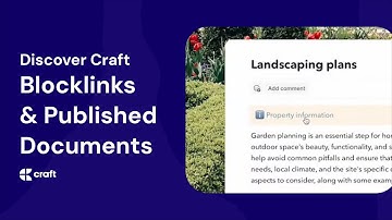 Connect relevant information to your published documents with block links