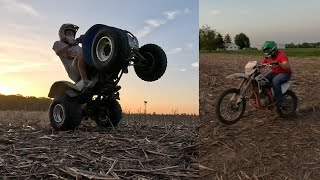 Off-Road Riding at Sunset