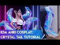 Kda ahri cosplay  crystal tail tutorial