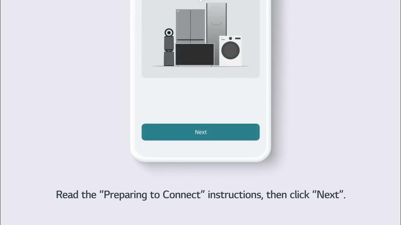 [LG ThinQ] Connecting Your Refrigerator to the ThinQ App iPhones
