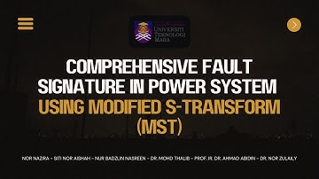 Enhancing Power System Reliability with Modified S Transform
