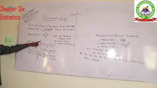 Chapter 6 Lesson 1: Statistics - Grouped Data - Maths Form One by Mohamed Da'ud.